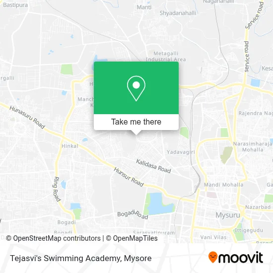 Tejasvi's Swimming Academy map