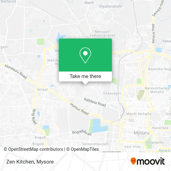 Zen Kitchen map