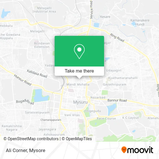 Ali Corner map