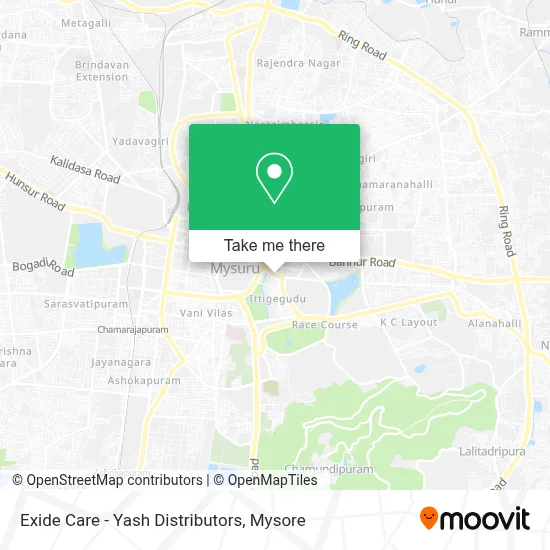Exide Care - Yash Distributors map