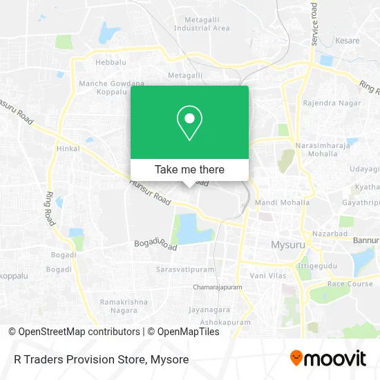 R Traders Provision Store map