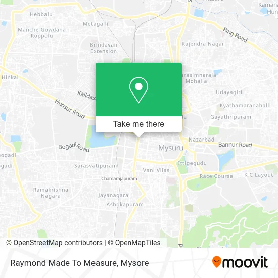 Raymond Made To Measure map