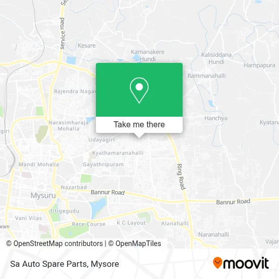Sa Auto Spare Parts map