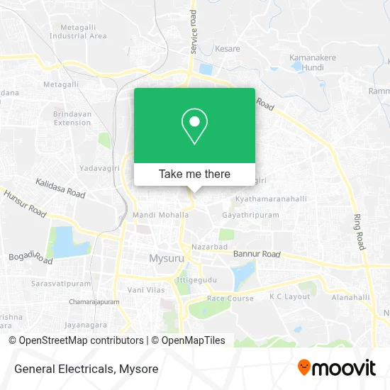 General Electricals map