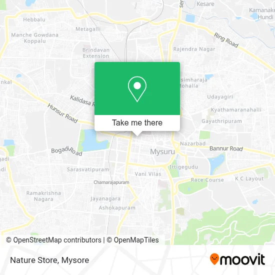 Nature Store map
