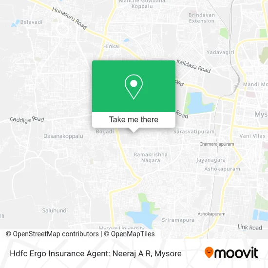 Hdfc Ergo Insurance Agent: Neeraj A R map