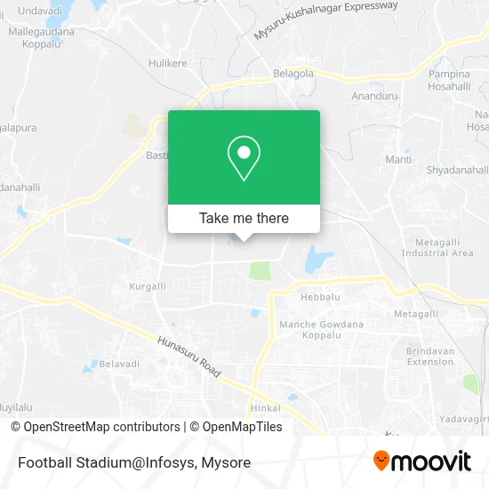 Football Stadium@Infosys map