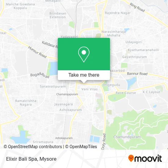 Elixir Bali Spa map