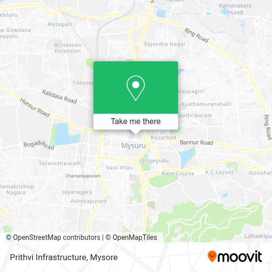 Prithvi Infrastructure map