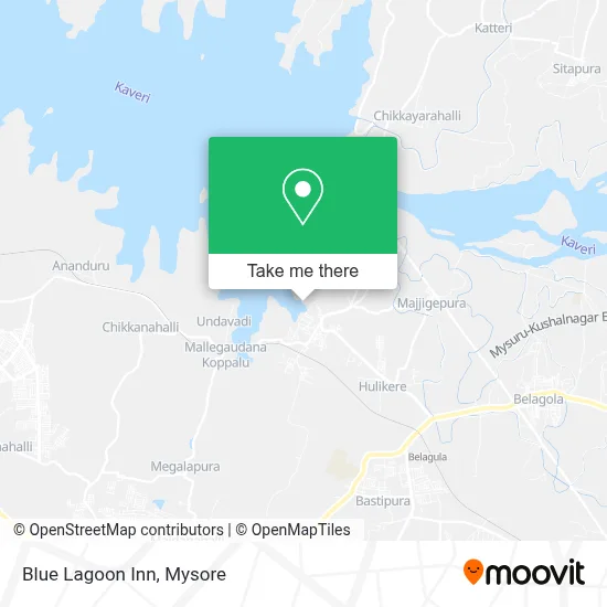 Blue Lagoon Inn map