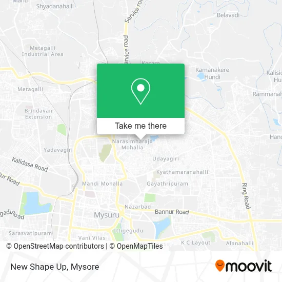 New Shape Up map