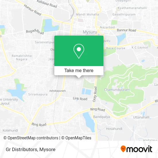Gr Distributors map