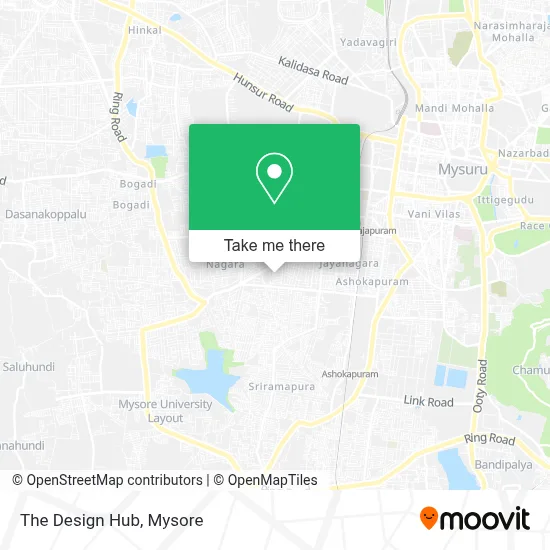 The Design Hub map