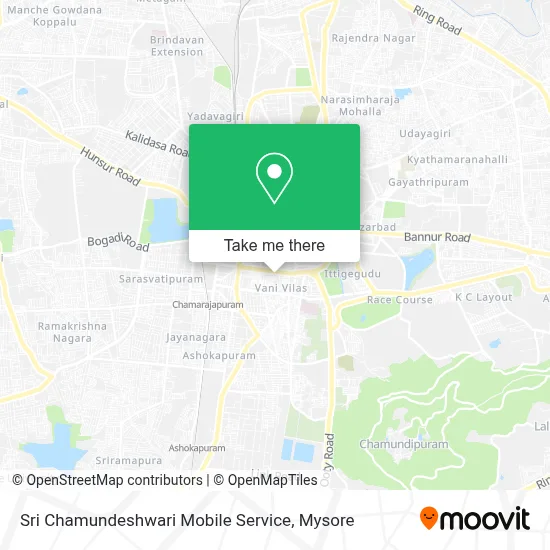 Sri Chamundeshwari Mobile Service map