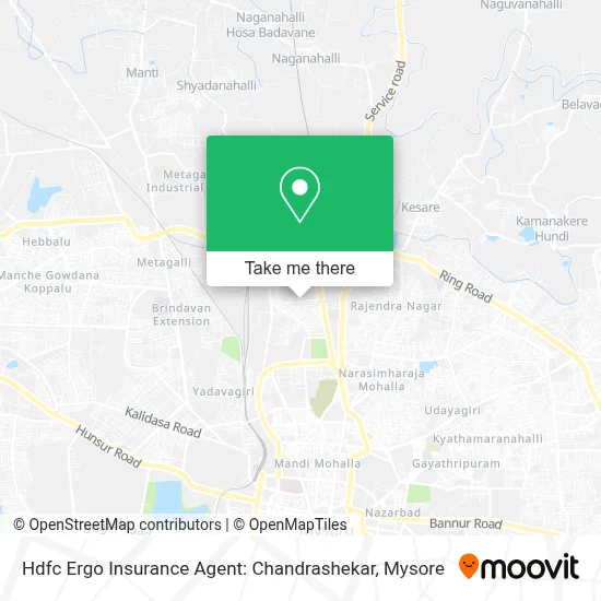Hdfc Ergo Insurance Agent: Chandrashekar map