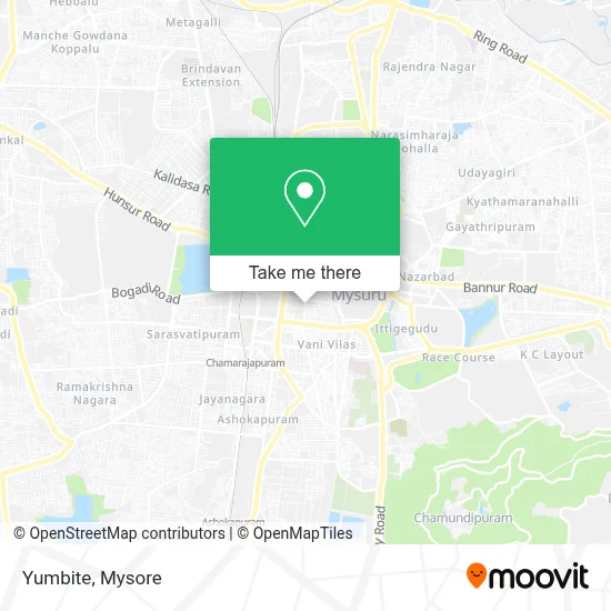 Yumbite map