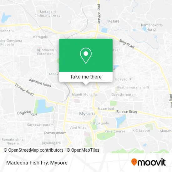 Madeena Fish Fry map