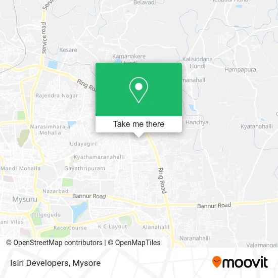 Isiri Developers map