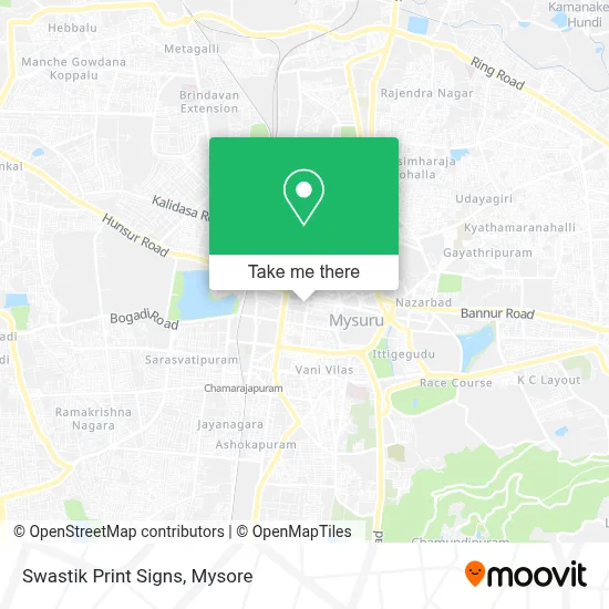 Swastik Print Signs map