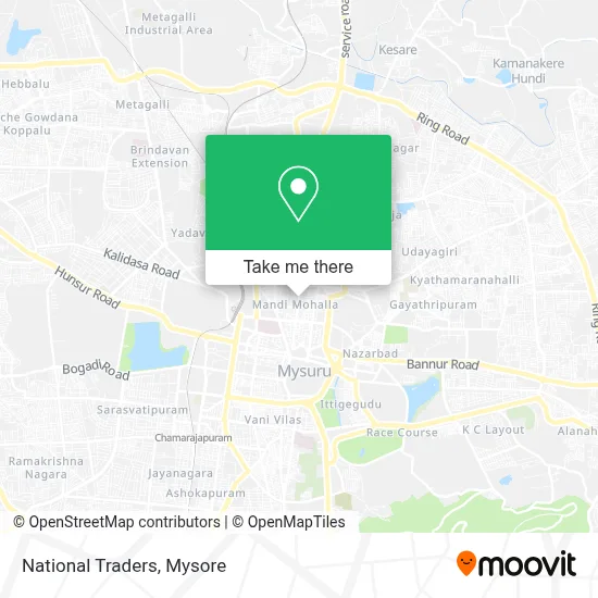 National Traders map