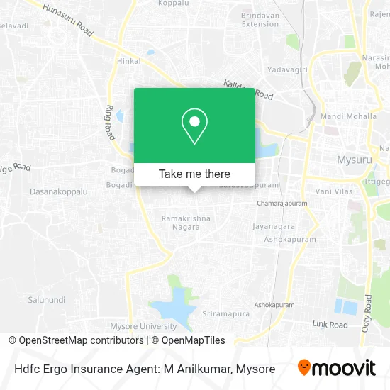 Hdfc Ergo Insurance Agent: M Anilkumar map