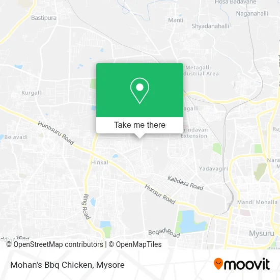 Mohan's Bbq Chicken map