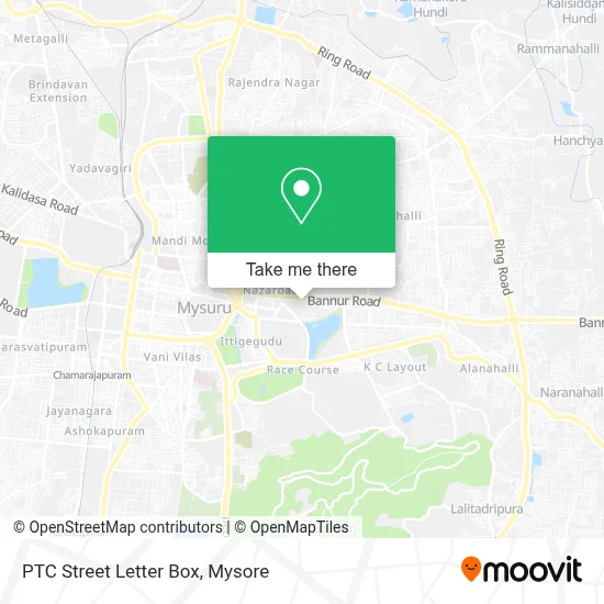 PTC Street Letter Box map