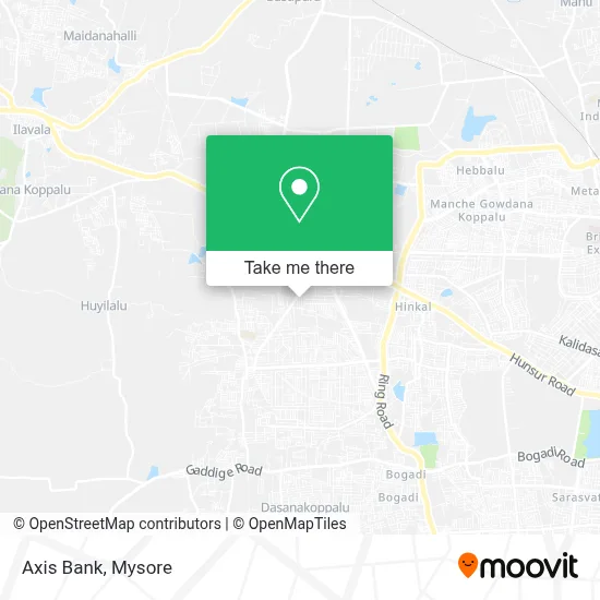 Axis Bank map