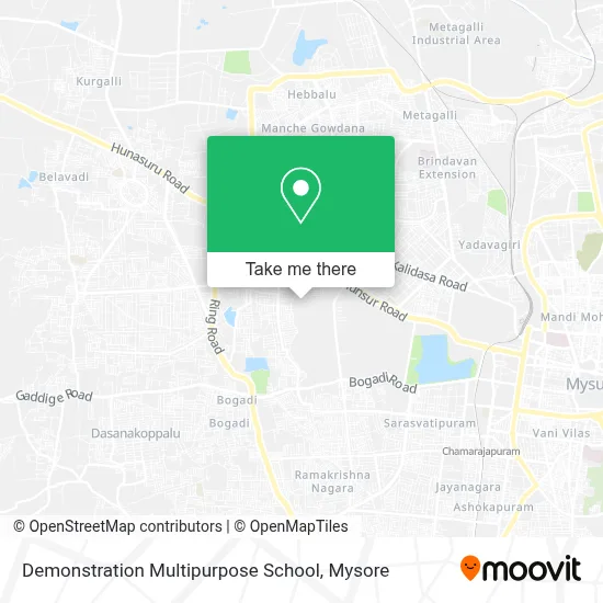 Demonstration Multipurpose School map