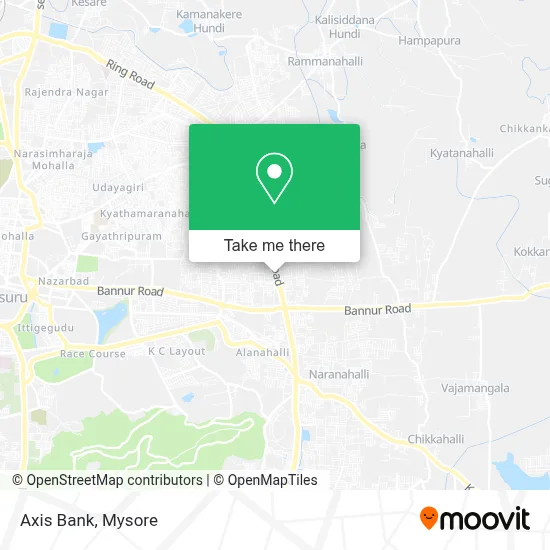 Axis Bank map