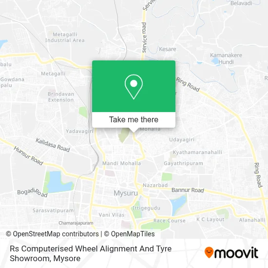 Rs Computerised Wheel Alignment And Tyre Showroom map
