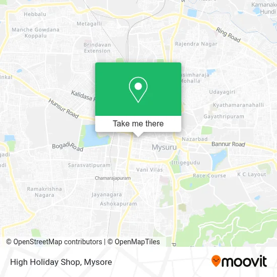 High Holiday Shop map