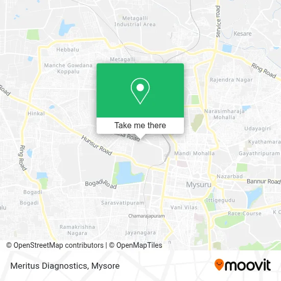 Meritus Diagnostics map
