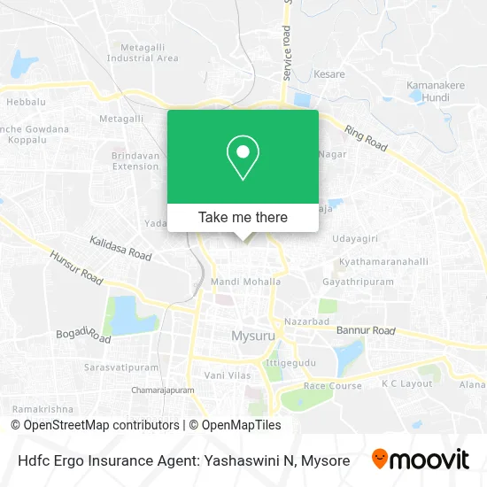 Hdfc Ergo Insurance Agent: Yashaswini N map