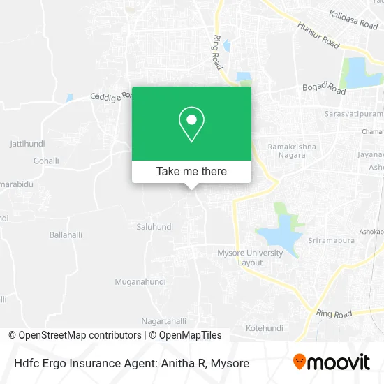 Hdfc Ergo Insurance Agent: Anitha R map