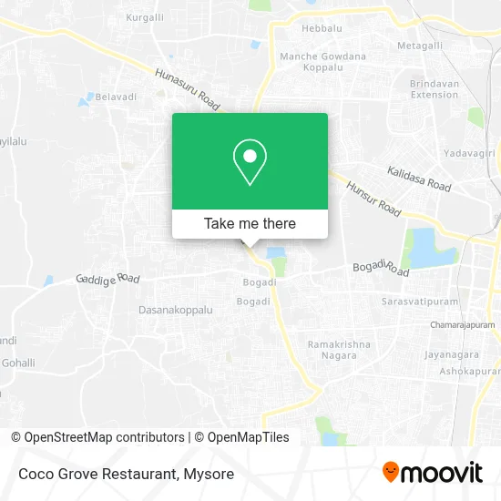 Coco Grove Restaurant map