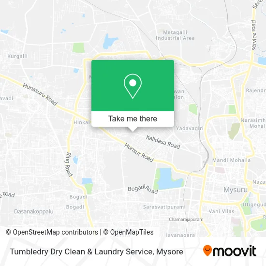 Tumbledry Dry Clean & Laundry Service map