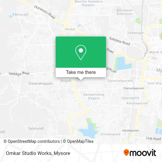Omkar Studio Works map