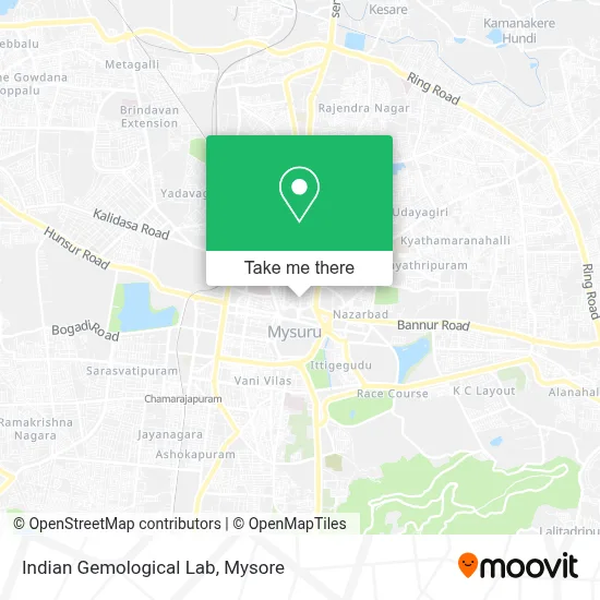 Indian Gemological Lab map