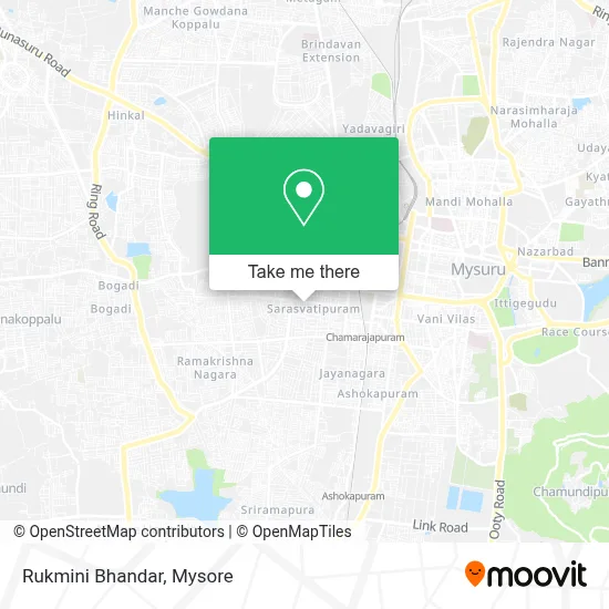 Rukmini Bhandar map