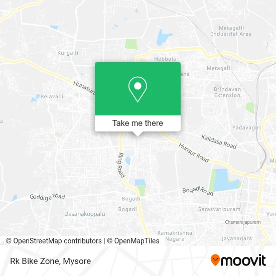 Rk Bike Zone map
