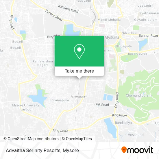 Advaitha Serinity Resorts map