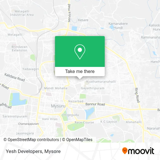 Yesh Developers map