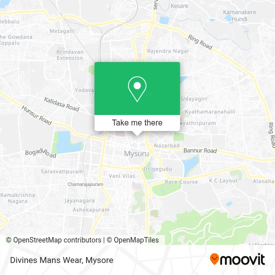 Divines Mans Wear map