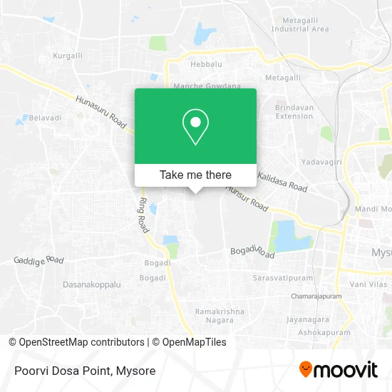 Poorvi Dosa Point map