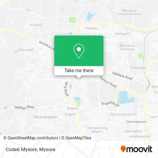 Code6 Mysore map