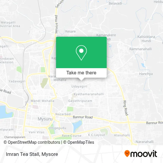 Imran Tea Stall map