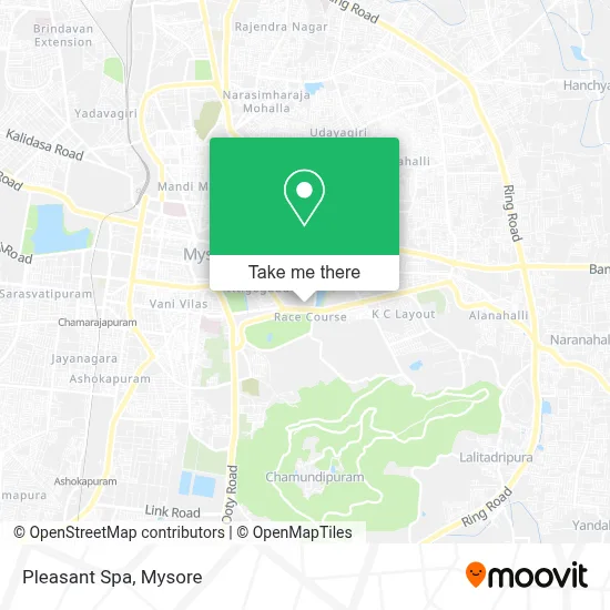 Pleasant Spa map