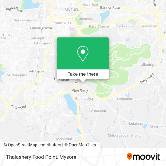 Thalashery Food Point map