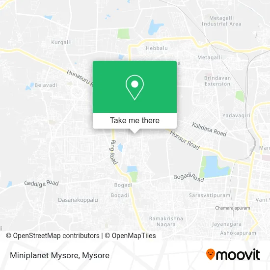 Miniplanet Mysore map